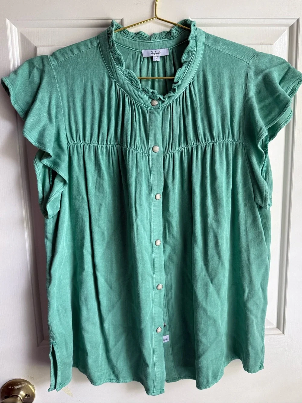 Rails Ruthie Blouse Basil - Picture 4 of 6